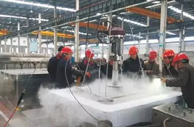 超低温阀门低温性能试验现场
